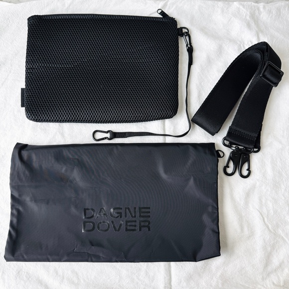 Dagne Dover Landon Carryall Extra Large Duffel Bag in Onyx Air Mesh - Picture 7 of 16